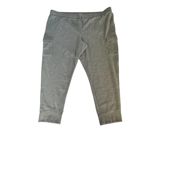 NEW! Men's All in Motion Gray Heathered Cotton Fleece Jogger Sweatpant 3XL (NWT) - Picture 2 of 7